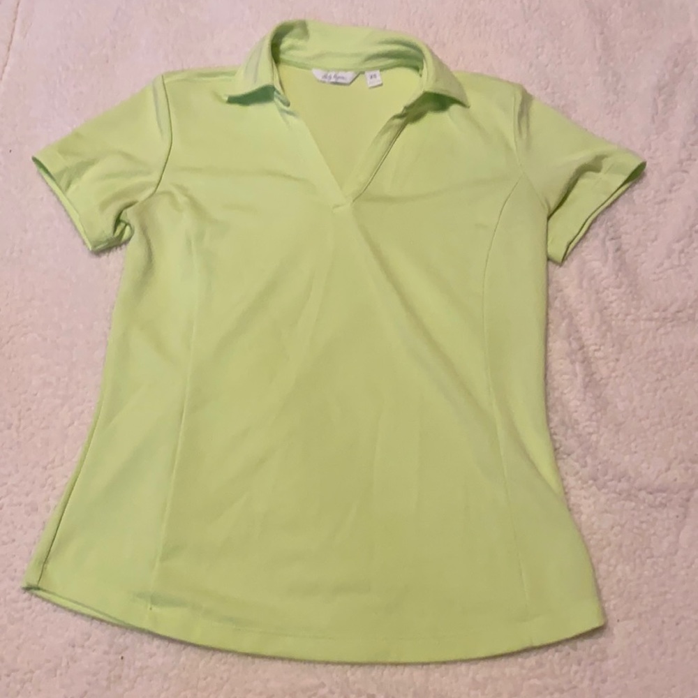 Lady Hagen xsmall yellow/green Golf polo